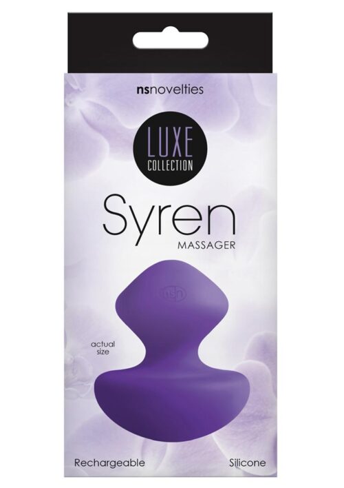 Luxe Collection Syren Rechargeable Silicone Massager - Purple