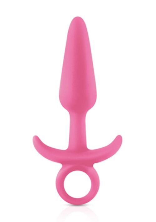 Firefly Prince Silicone Butt Plug Glow In The Dark - Pink