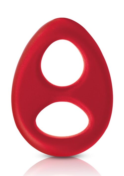 Renegade Romeo Silicone Cock and Ball Ring - Red
