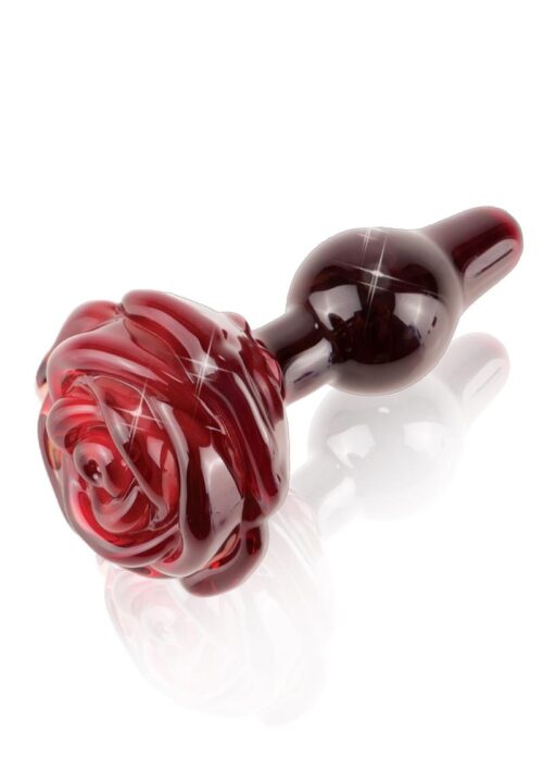Icicles No. 76 Glass Plug 2.4in -Red and Black
