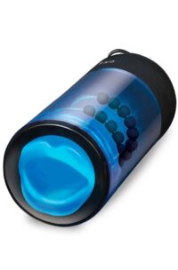 ZOLO Blowpro Vibrating Simulator Masturbator with Bullet - Blue/Black