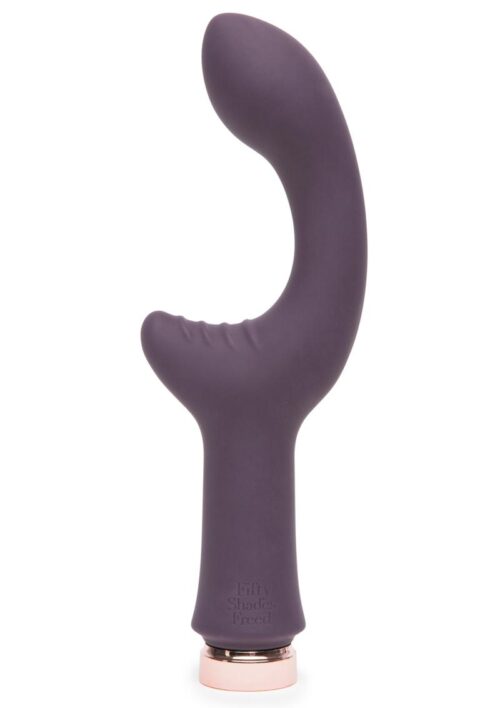 Fifty Shades Freed Lavish Attention Rechargeable Clitoral and G-Spot Vibrator - Purple