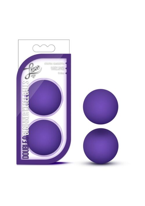 Luxe Double O Beginner Kegel Balls 0.8oz - Purple