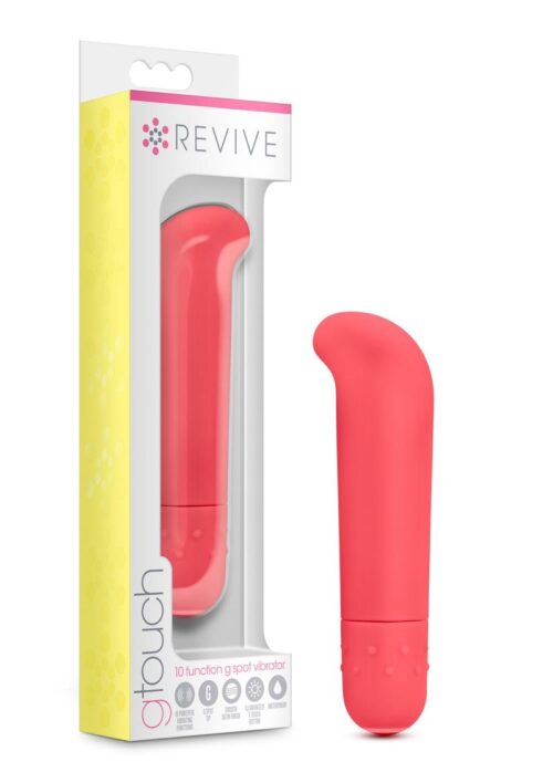 Revive G Touch 10 Function G Spot Vibrator Waterproof Pink 4.5 Inch