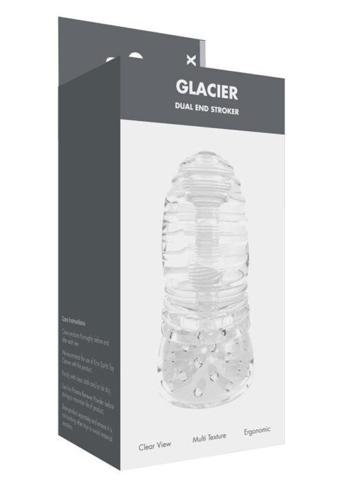 Linx Glacier Dual End Stroker Masturbator - Clear