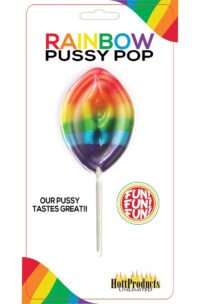 Rainbow Pussy Pops Candy Fruity Flavor
