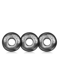 Oxballs Ringer Cock Rings (3 Pack) - Silver