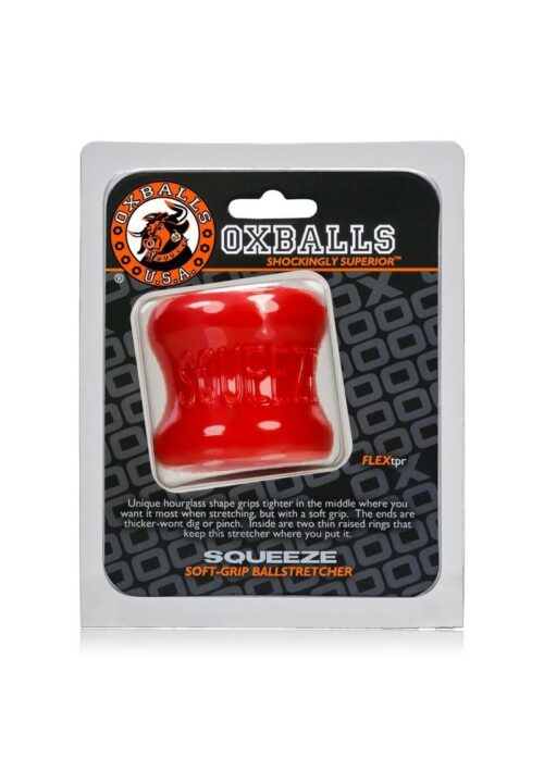 Oxballs Squeeze Soft Grip Ball Stretcher Red
