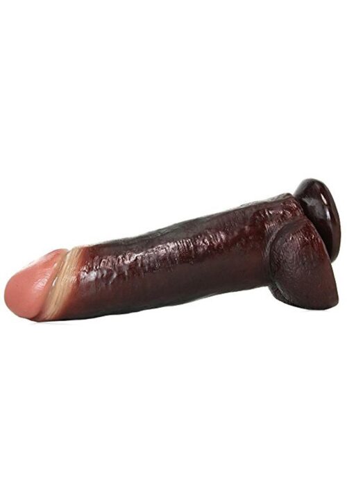 Blackout! Realistic Cock Dildo 12.75in - Chocolate