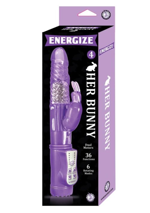Energize Her Bunny 04 Dual Motor Rabbit Vibrator - Purple