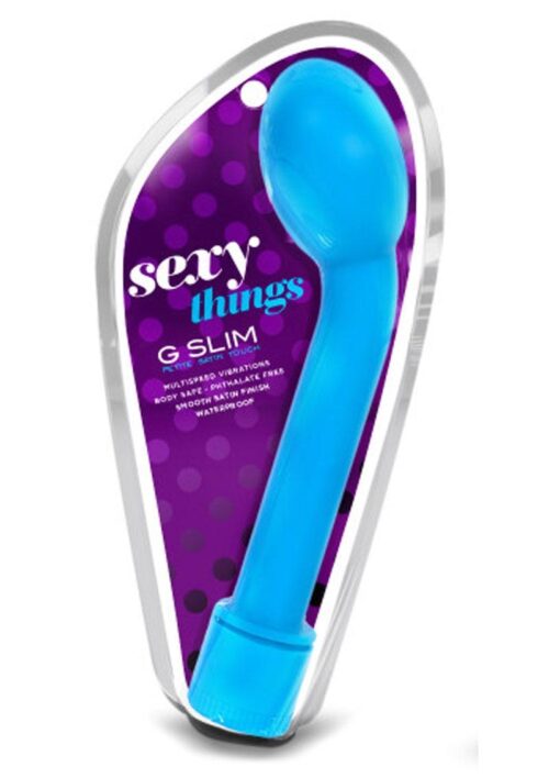 Sexy Things G Slim Petite G-Spot Vibrator- Blue