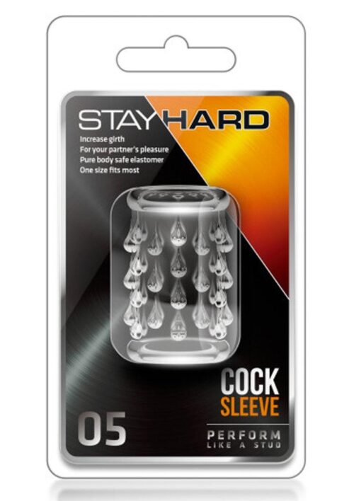 Stay Hard Cock Sleeve 05 - Clear