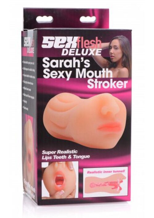 Sexflesh Sarah`s Sexy Mouth Stroker