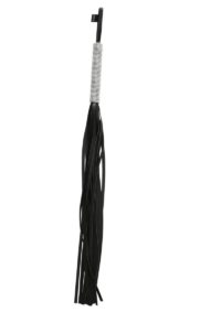 Sex and Mischief Sparkle Flogger 31in - Black