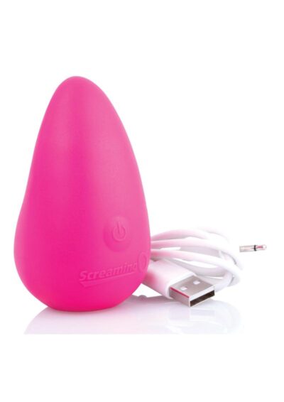 Affordable Rechargeable Scoop Silicone Vibrator Waterproof PInk