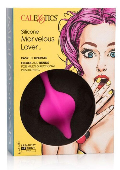 Mini Marvels Marvelous Lover Silicone Rechargeable Vibrator - Pink