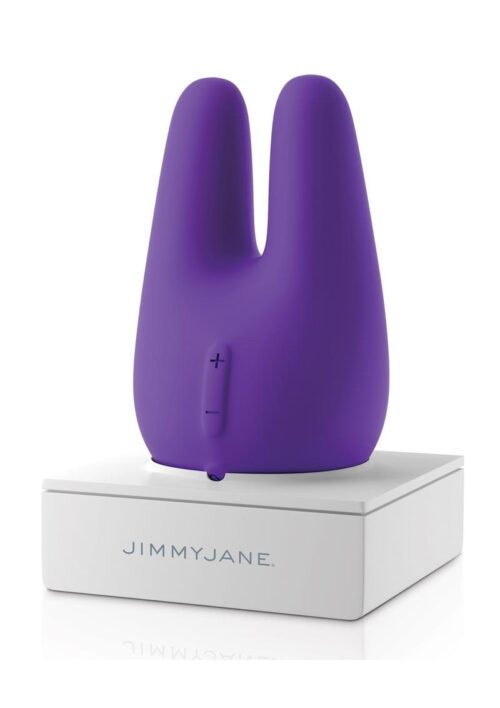 Jimmyjane Form 2 Rechargeable Silicone Dual Motor Clitoral Stimulating Vibrator - Purple