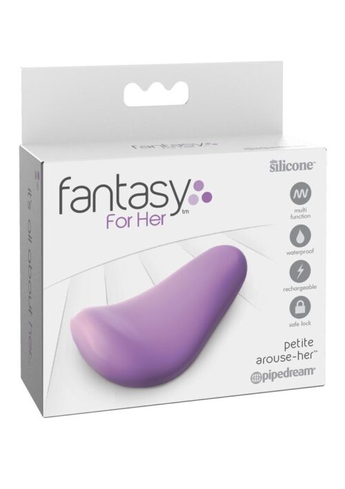 Fantasy For Her Petite Arouse Her Silicone USB Rechargeable Vibrator Waterproof 2.8in - Purple