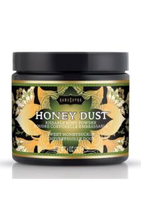 Kama Sutra Honey Dust Kissable Body Powder Sweet Honeysuckle 6oz