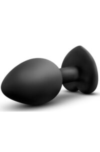 Temptasia Bling Plug Silicone Butt Plug - Small - Black