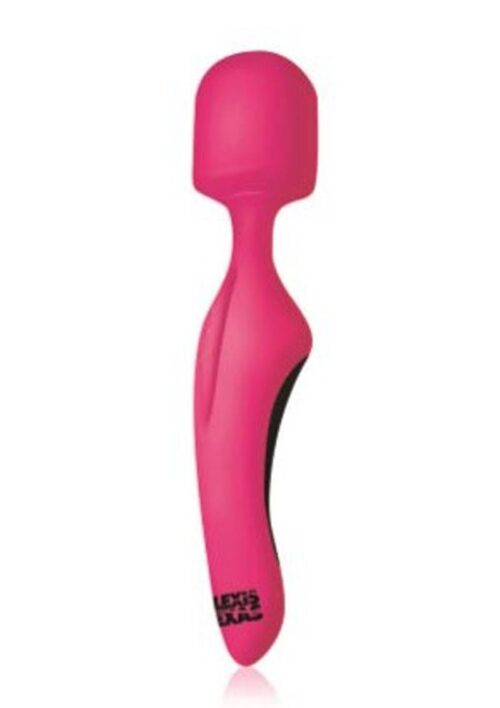 Alexis Texas Silicone Rechargeable Pleasure Wand Waterproof Pink 10 Inch