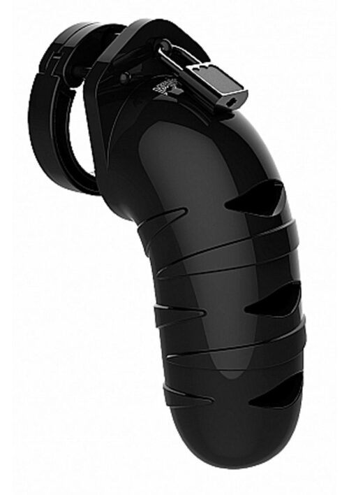 Man Cage Model 05 Male Chastity With Lock 5.5in - Black