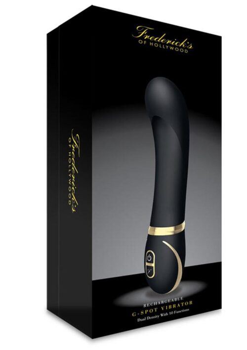 Frederick`s Of Hollywood Rechargeable Silicone G-Spot Vibrator Splashproof - Black