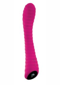Inya Ripple Vibe Silicone Vibe 8.5in - Pink
