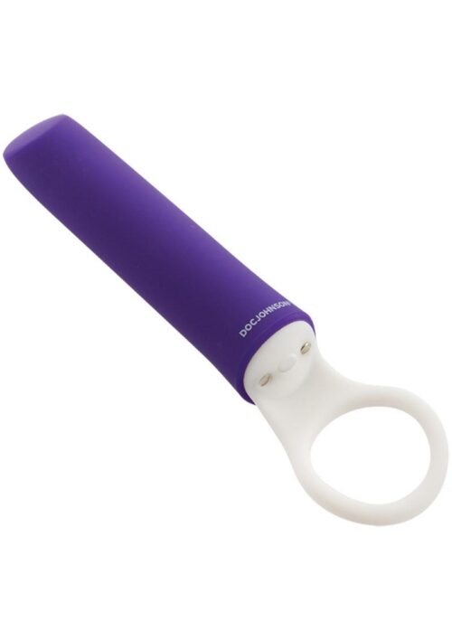 iVibe Select iPlease USB Magnetic Silicone Mini Vibrator Waterproof 5.25in - Purple