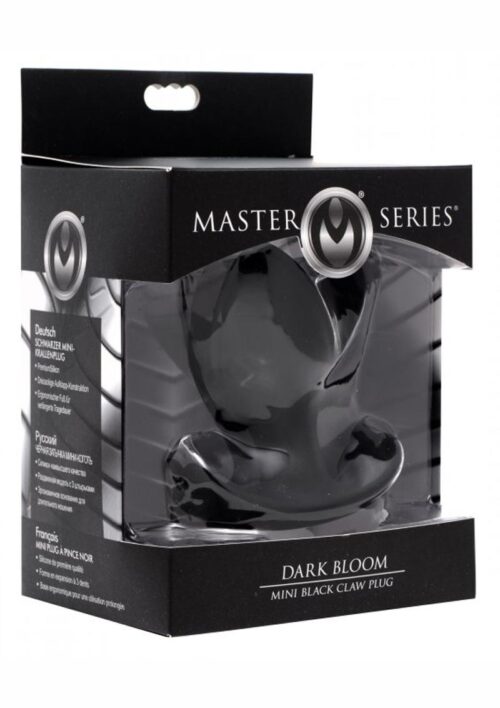 Master Series Dark Bloom Mini Black Claw Plug - Black