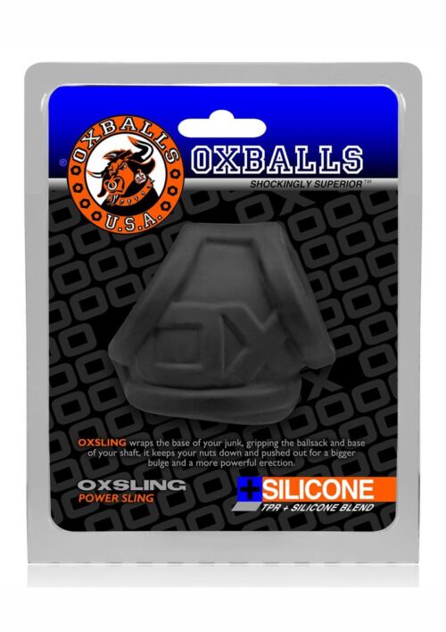 Oxballs Oxsling Silicone Blend Power Sling - Black