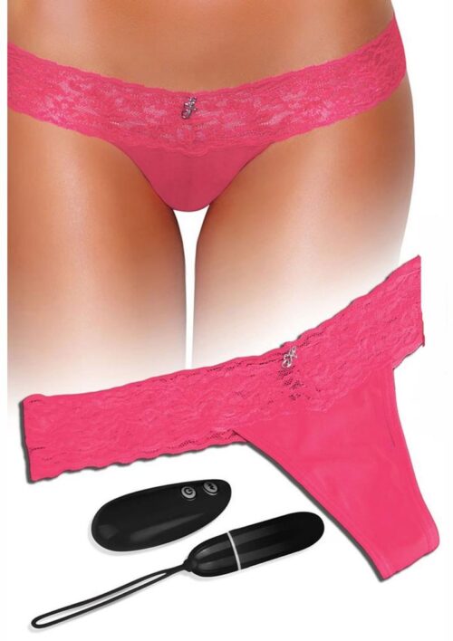 Wireless Remote Control Vibrating Panties Panty Vibe- Medium/Large - Pink