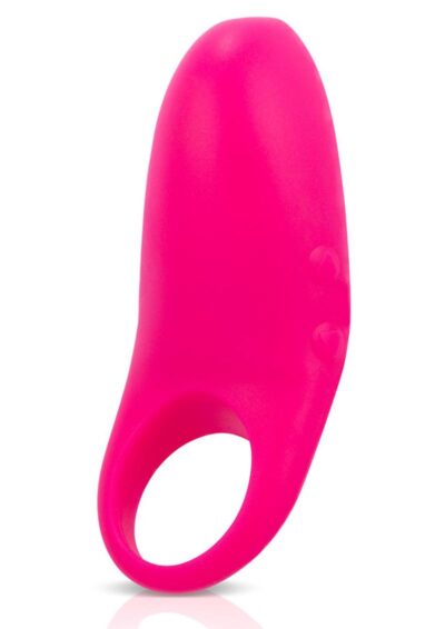Work It USB Rechargeable Silicone Vibrating C-Ring Waterproof Pink