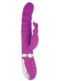 Energize Heat Up Bunny 1 Rechargeable Silicone Warming Vibrator - Purple