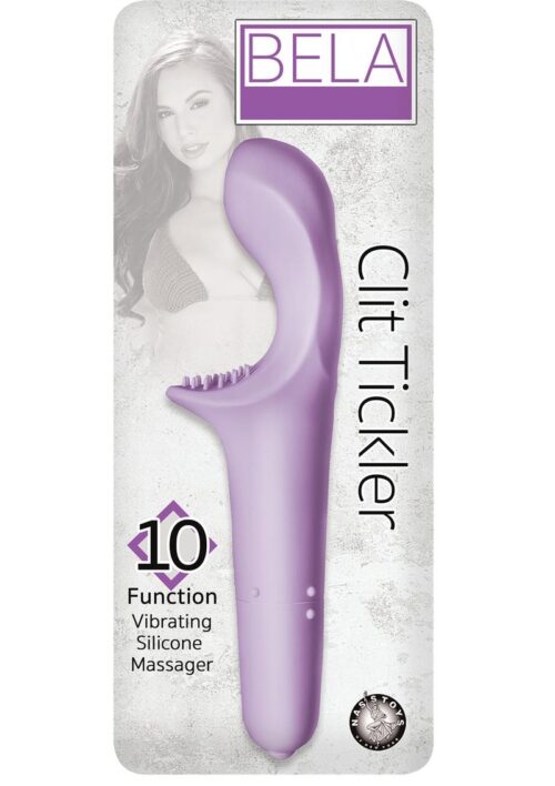 Bela Clit Teaser Vibrating Silicone Massager Vibrator - Lavender