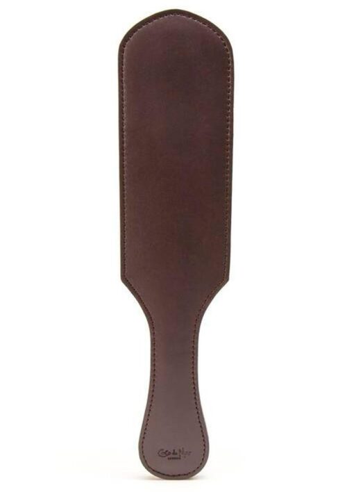 Coco de Mer Leather Paddle Brown
