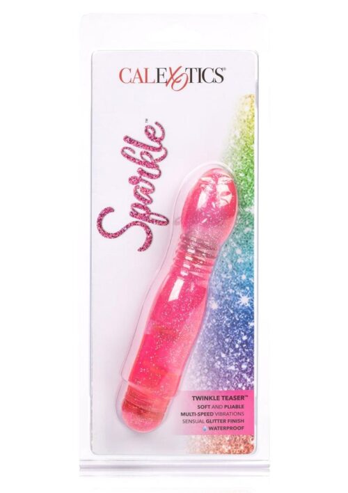 Sparkle Twinkle Teaser Vibrator Waterproof 5.5in - Pink