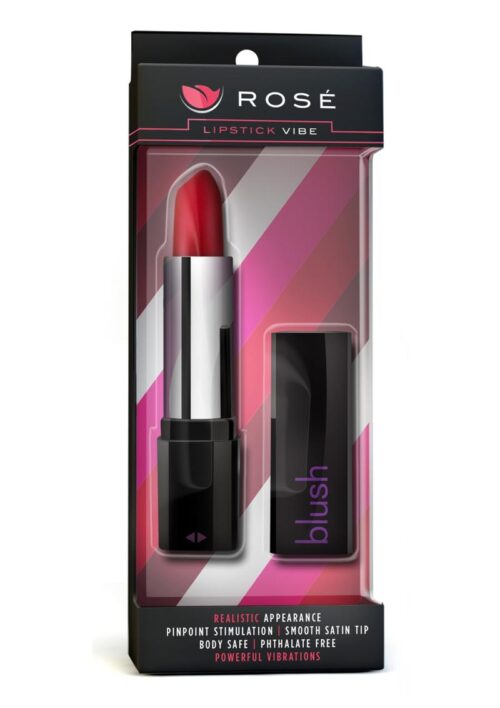 Rose Lipstick Vibrator - Russian Red