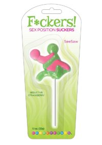 Candy Prints F*ckers Sex Position Sucker Seesaw - Seductive Strawberry