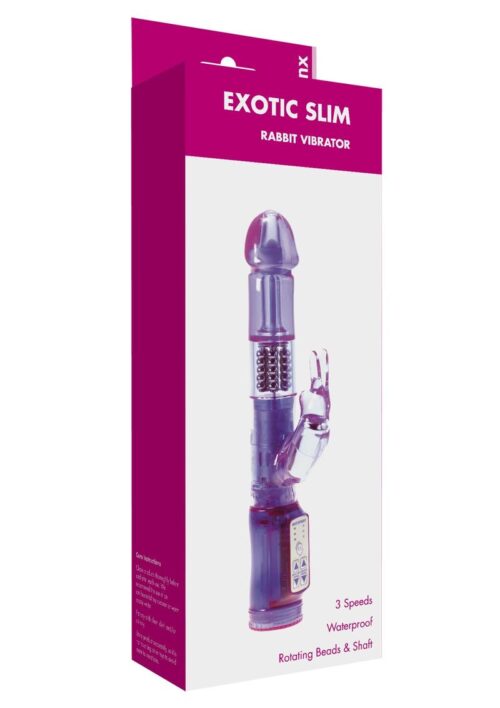 Minx Exotic Slim Rabbit Vibrator - Purple