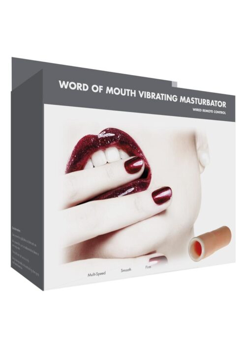 Linx Word Of Mouth Vibrating Oral Stimlator Masturbator - Vanilla