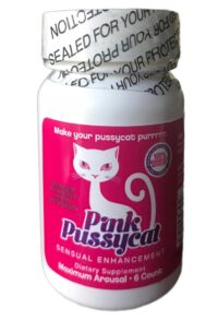 Pink Pussycat Sensual Enhancement Pills 6 Counts Per Bottle