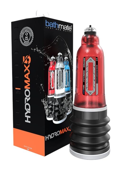 Hydromax5 Penis Pump - Red