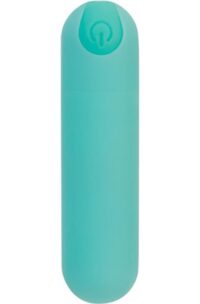 PowerBullet Essential Rechargeable Vibrating Bullet - Teal