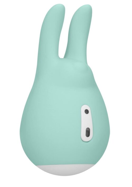 Loveline Love Bunny Clitoral Stimulator Silicone Rechargeable Vibrator - Green