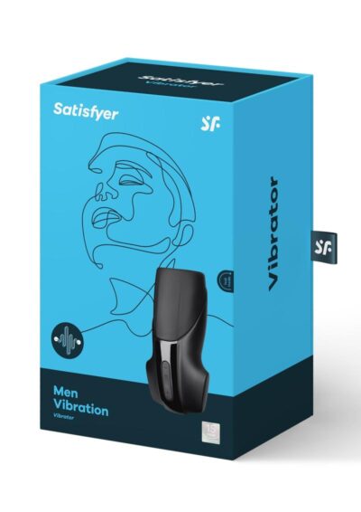 Satisfyer Men Vibration USB Rechargeable Masturbator - Black