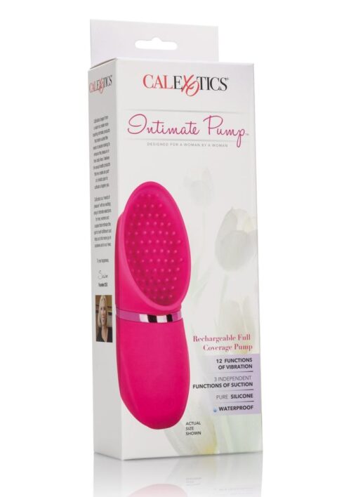 Intimate Pump USB Rechargeable Full Coverage Pump Waterproof 6in - Pink