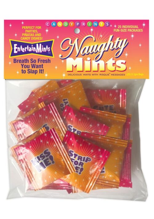 Candy Prints EntertainMints Naughty Mints (25 packs per bag)