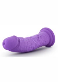 Ruse Jammy Silicone Dildo 8in - Purple