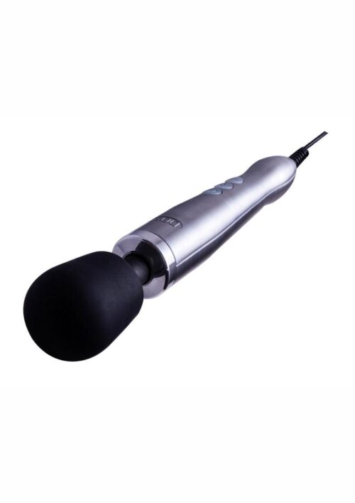 Doxy Die Cast Wand Metal Plug-In Vibrating Body Massager - Brushed Metal